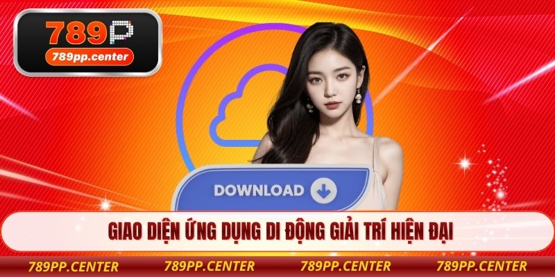 Giao diện ứng dụng di động giải trí hiện đại